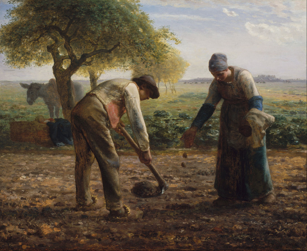 Jean-François Millet, Potato Planters, 1861