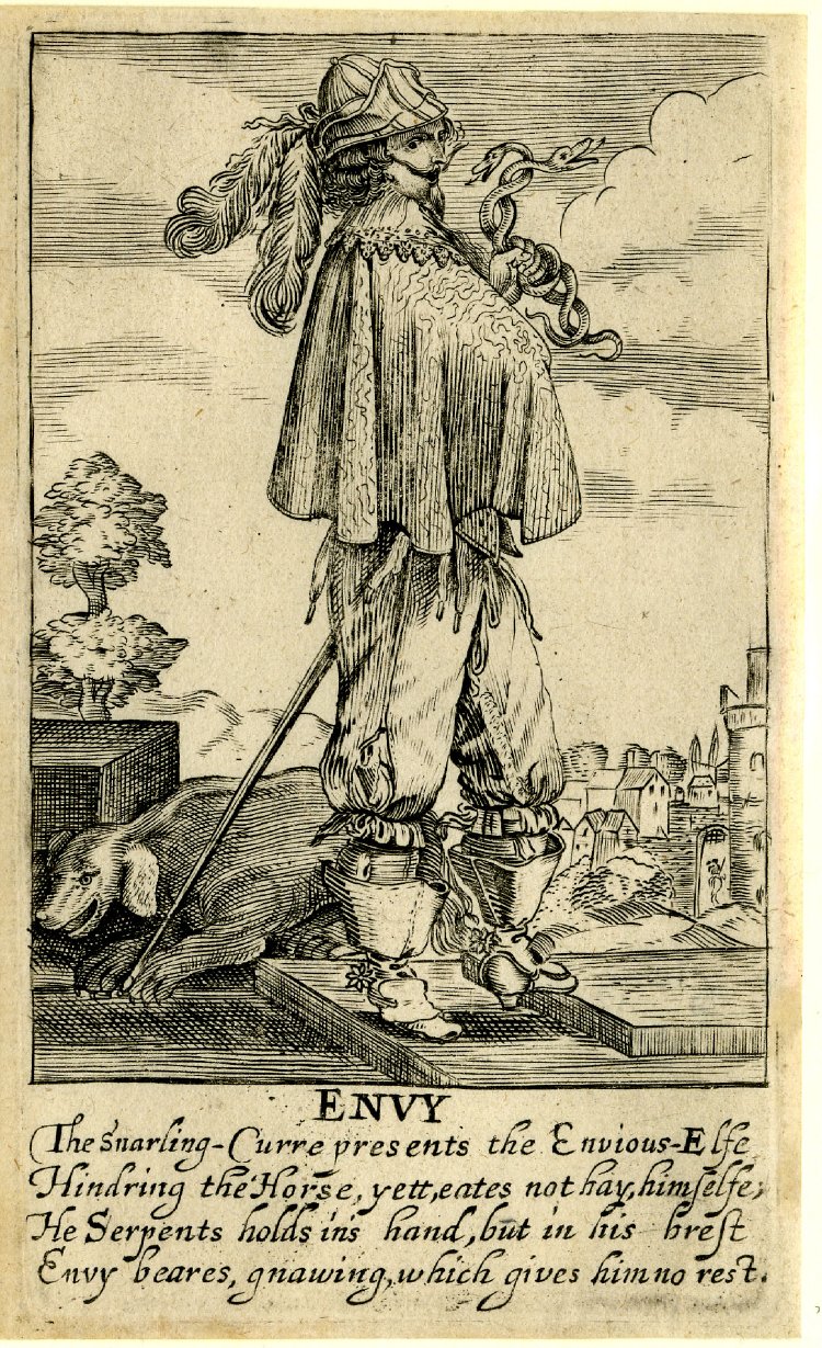 John Goddard, 1639-1650, The Seven Deadly Sins, “Envy”, British Museum