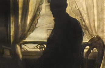 Léon Spilliaert, 1907, Silhouet van de schilder