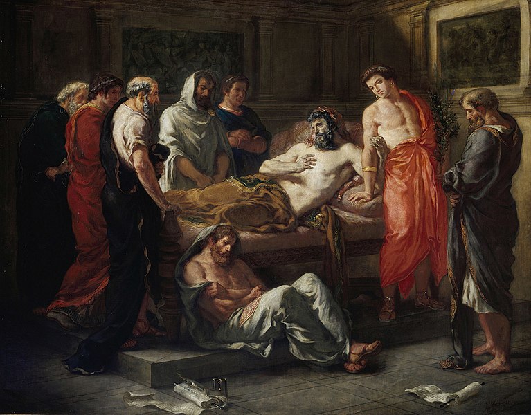 Eugène Delacroix, 1844, Last Words of the Emperor Marcus Aurelius